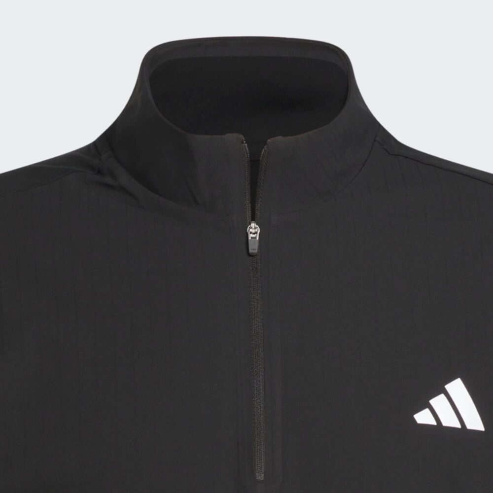 Adidas Ultimate365 Tour Quarter Zip Pullover - Black - Image 4