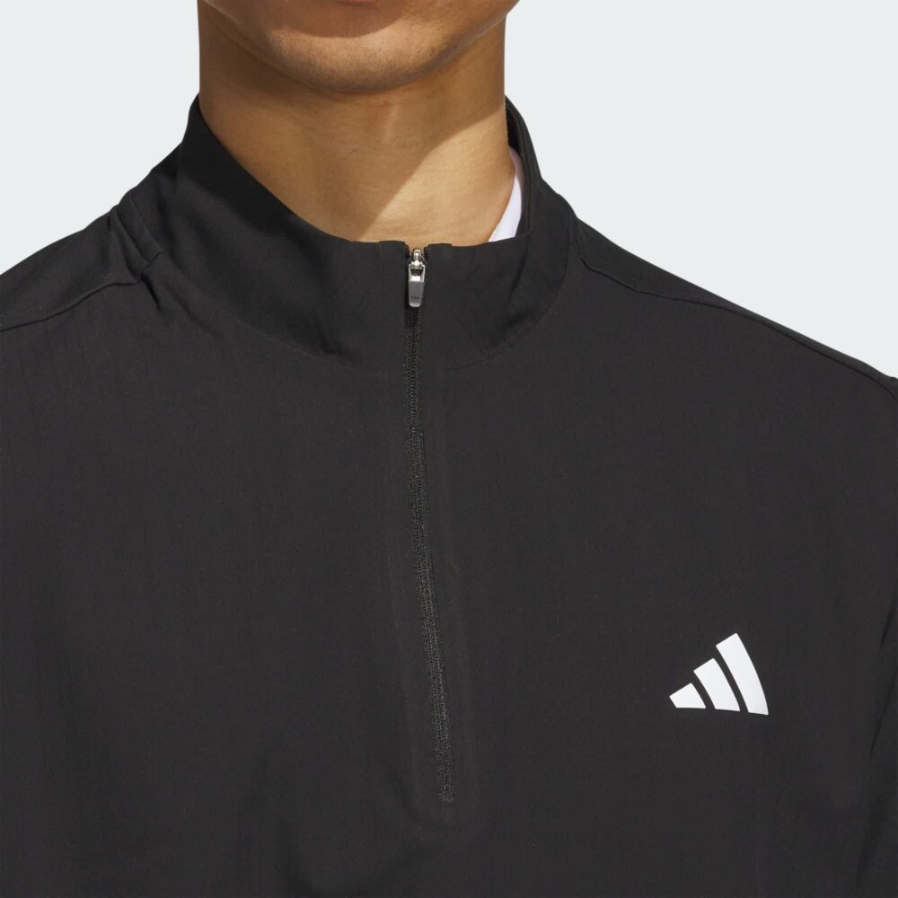 Adidas Ultimate365 Tour Quarter Zip Pullover - Black - Image 7