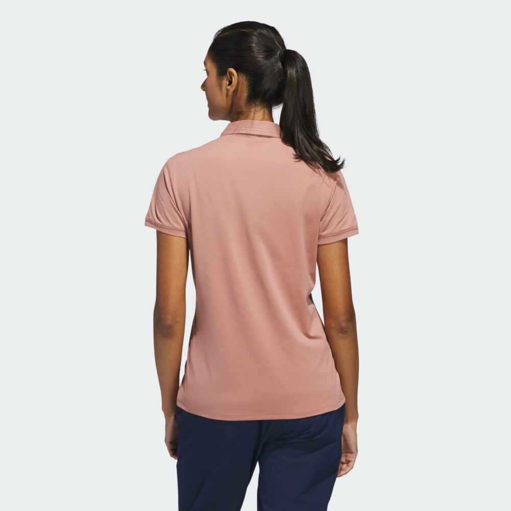 Adidas Women's Ultimate 365 Twistknit Short Sleeve Polo -  Warm Clay - Image 2