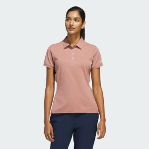 Adidas Women's Ultimate 365 Twistknit Short Sleeve Polo -  Warm Clay