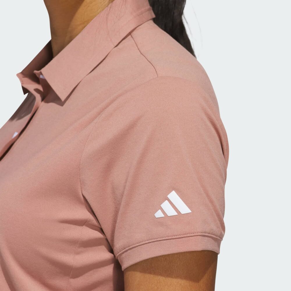 Adidas Women's Ultimate 365 Twistknit Short Sleeve Polo -  Warm Clay - Image 5