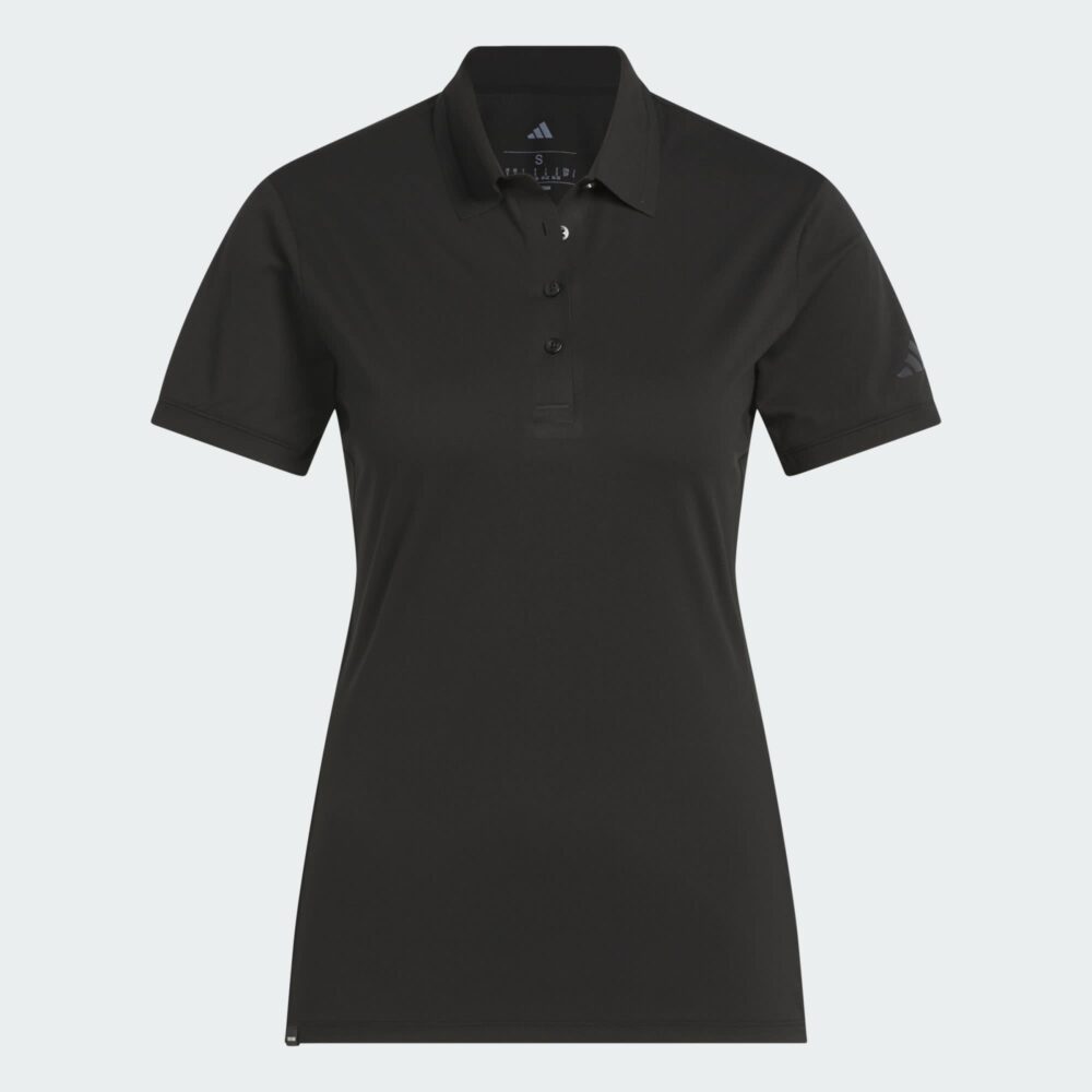 Adidas Women's Ultimate 365 Twistknit Short Sleeve Polo -  Black - Image 4
