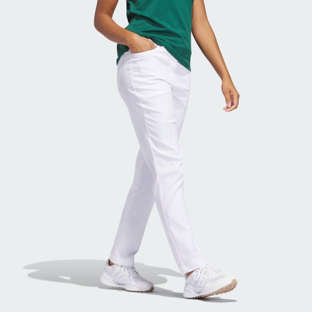 Adidas Women's Ultimate365 Twistweave 5-Pocket Pants - White - Image 3
