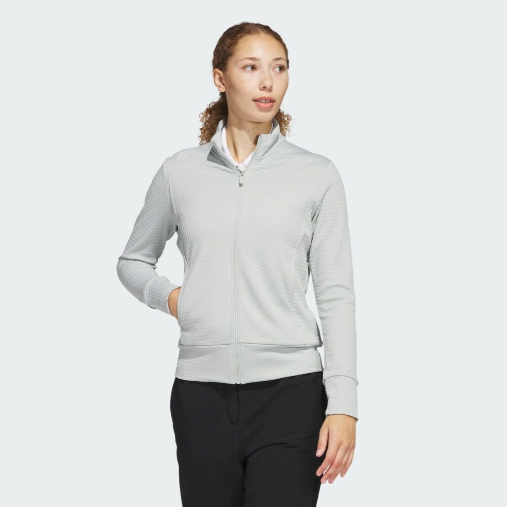 Adidas Women's UItimate 365 Textured Jacket - Wonder Silver - Image 2