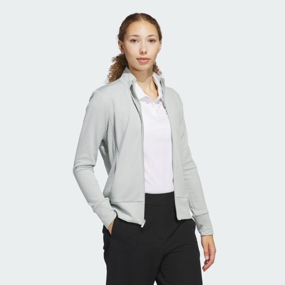 Adidas Women's UItimate 365 Textured Jacket - Wonder Silver - Image 4