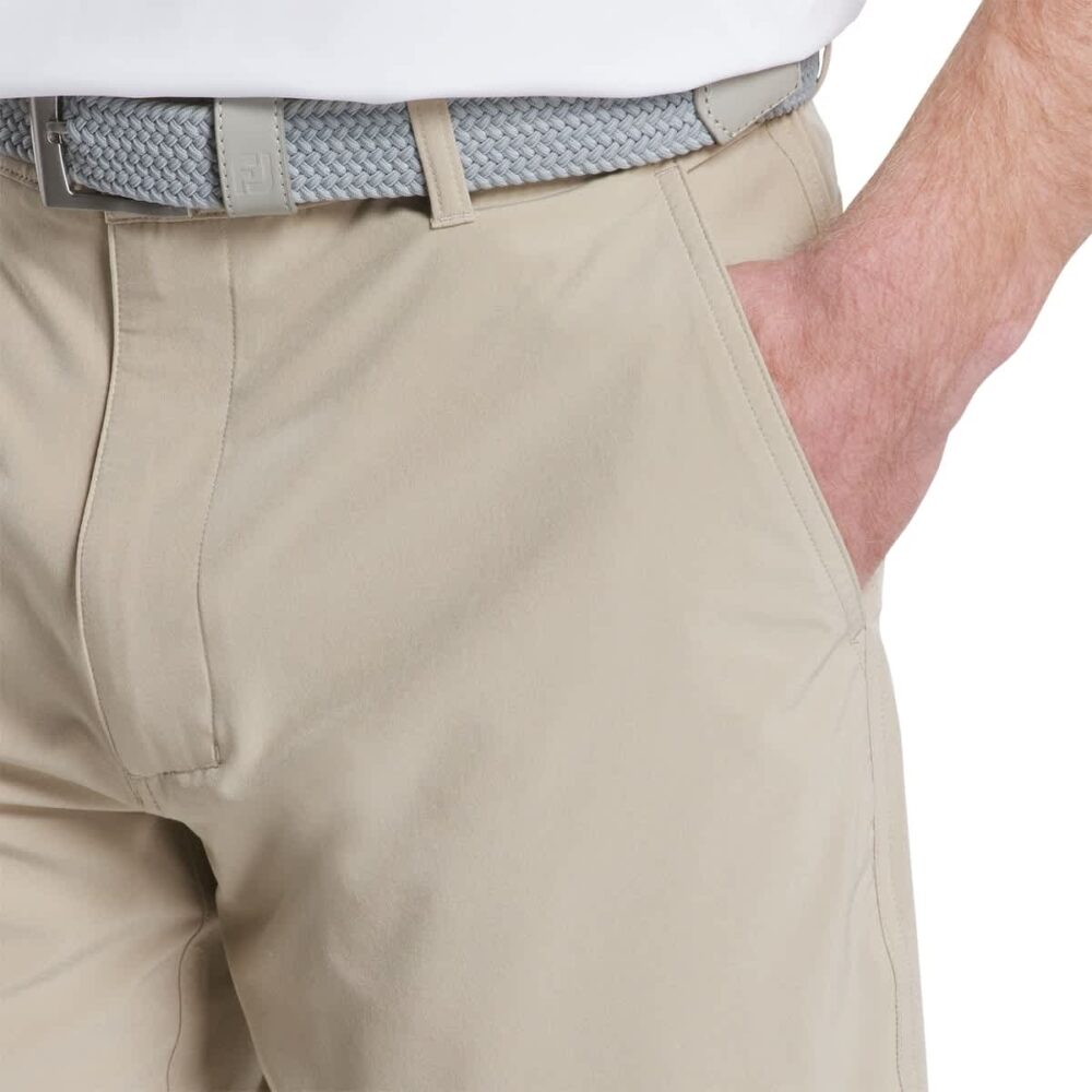 FootJoy Lightweight Performance Shorts - Khaki - Image 4