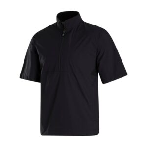FootJoy HydroLite Short Sleeve Rain Shirt - Black