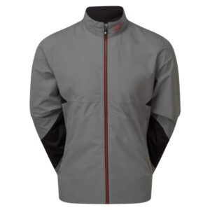 FootJoy HydroLite X Jacket - Charcoal / Black / Red