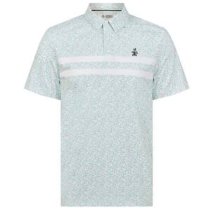 Original Penguin Engineered Novelty Print Polo - Bright White