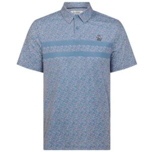 Original Penguin Engineered Novelty Print Polo - Quiet Habrour