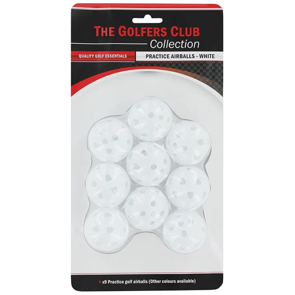 Brand Fusion Practice Air Balls 9 Pack - White