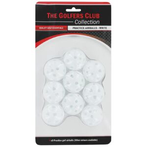 Brand Fusion Practice Air Balls 9 Pack - White