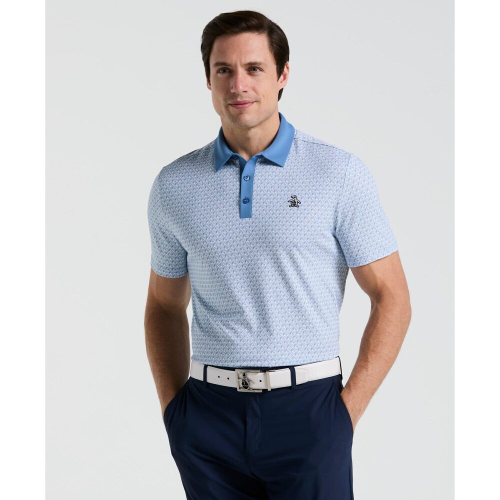 Original Penguin Pete's Tee Time Polo - Quiet Harbour - Image 2