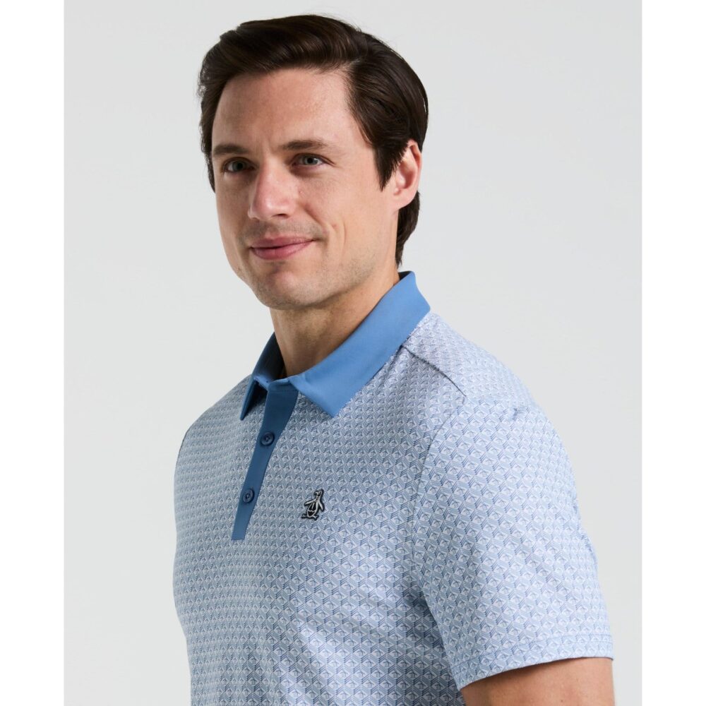 Original Penguin Pete's Tee Time Polo - Quiet Harbour - Image 4