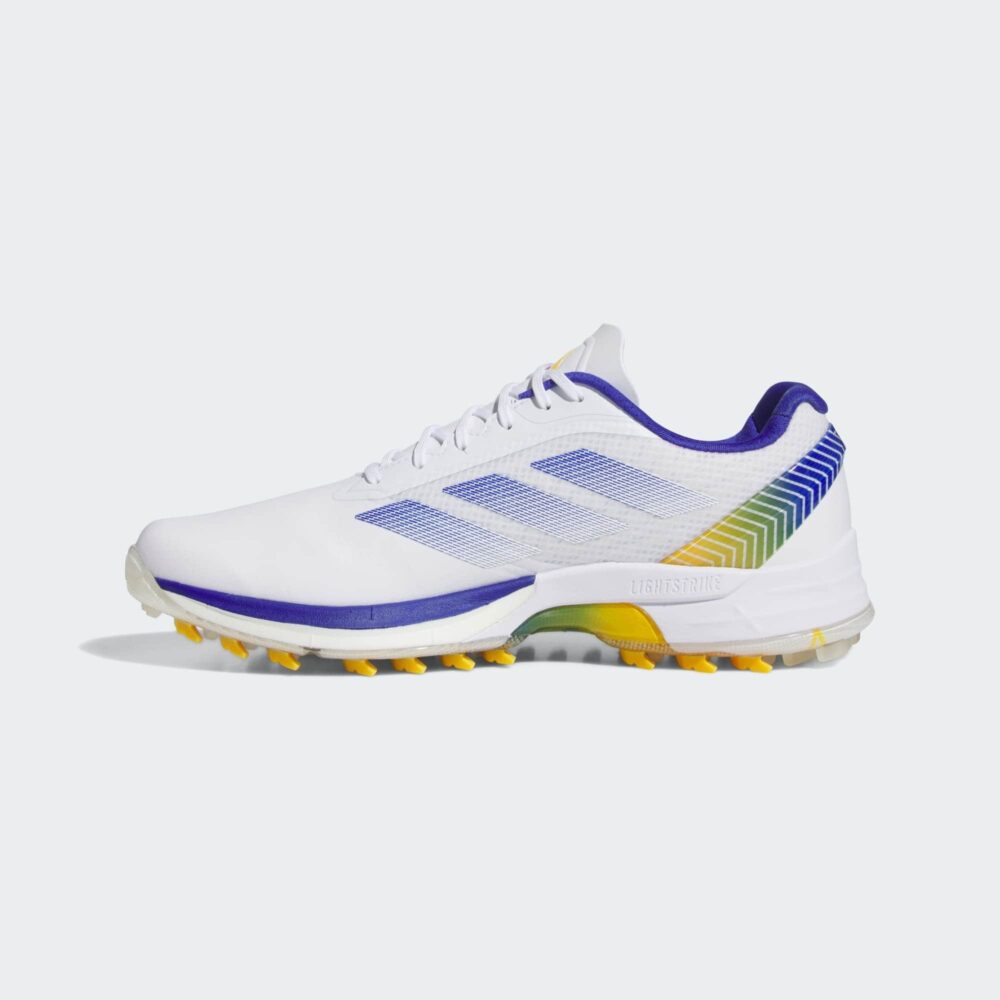 Adidas Adizero ZG Spikeless Shoes - Cloud White / Lucid Blue / Crew Yellow - Image 6