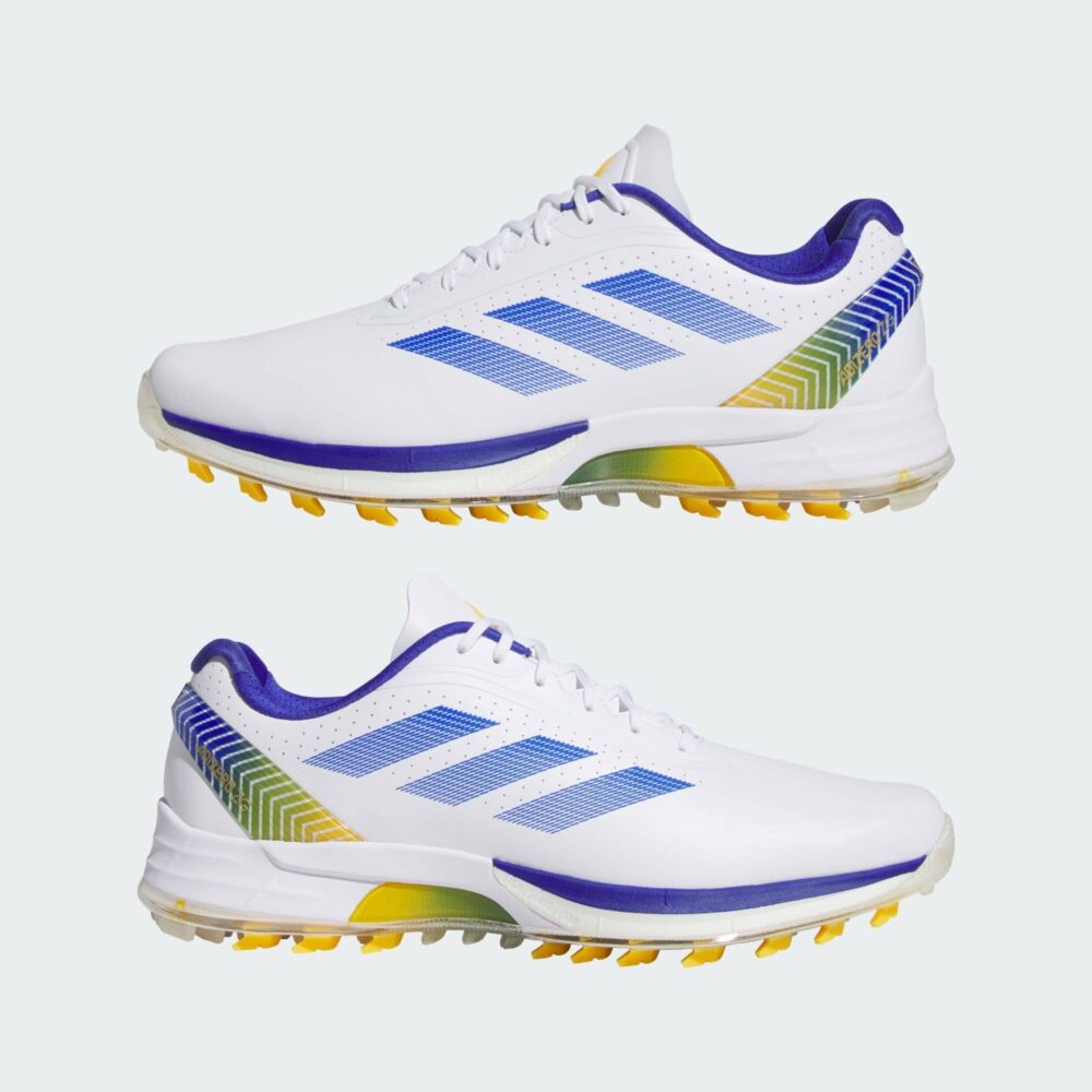Adidas Adizero ZG Spikeless Shoes - Cloud White / Lucid Blue / Crew Yellow - Image 7