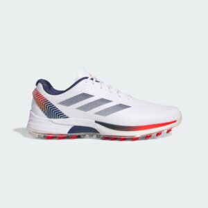 Adidas Adizero ZG Spikeless Shoes - Cloud White / Dark Blue / Red