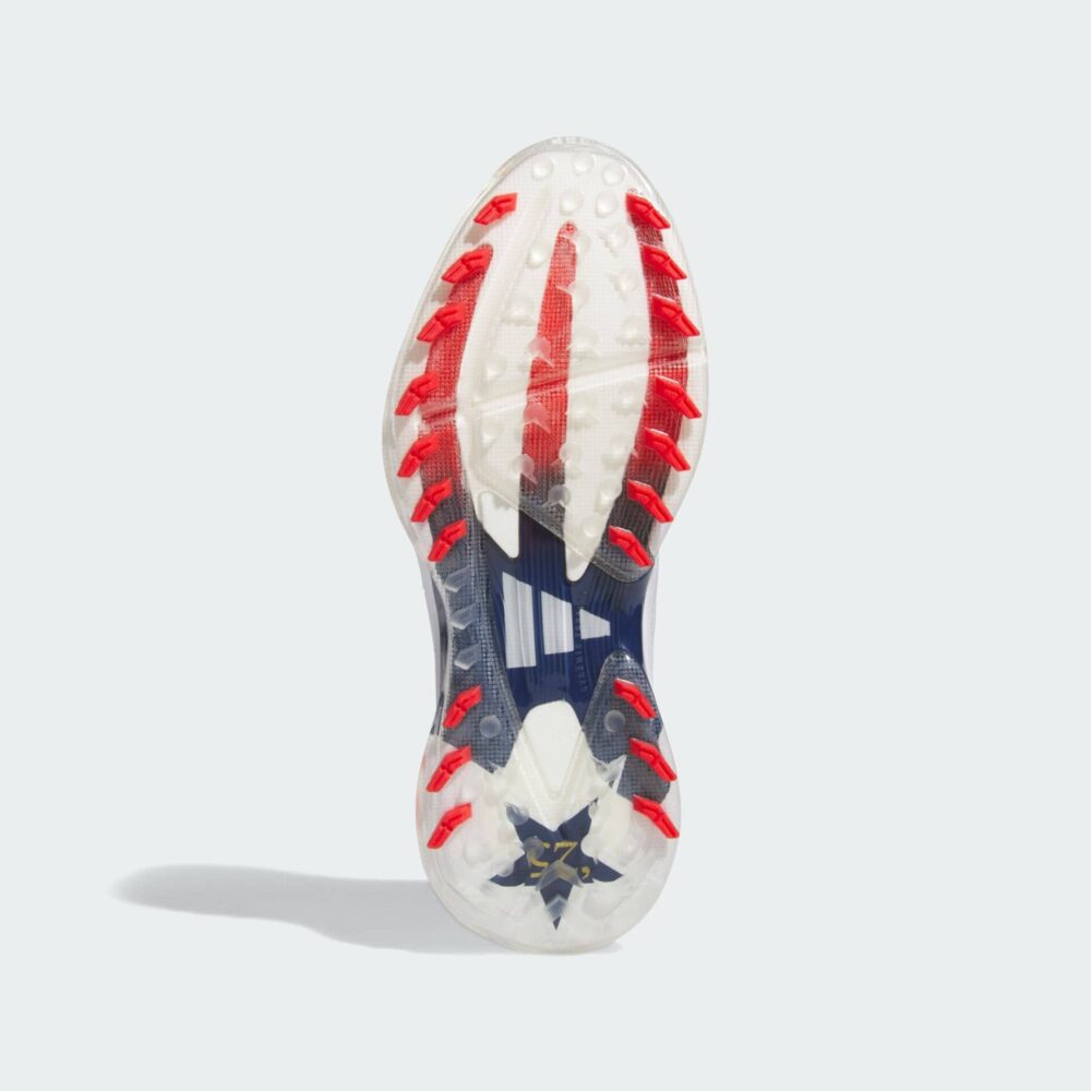 Adidas Adizero ZG Spikeless Shoes - Cloud White / Dark Blue / Red - Image 3