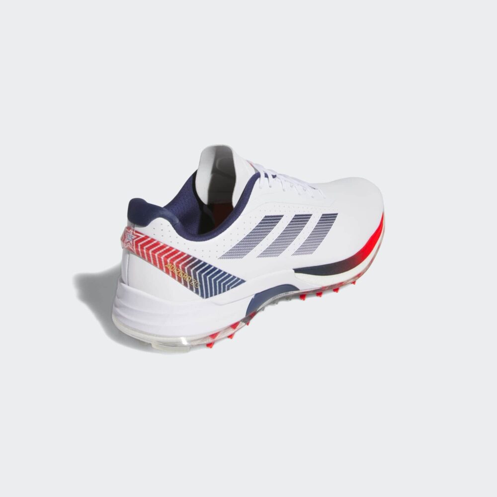 Adidas Adizero ZG Spikeless Shoes - Cloud White / Dark Blue / Red - Image 5