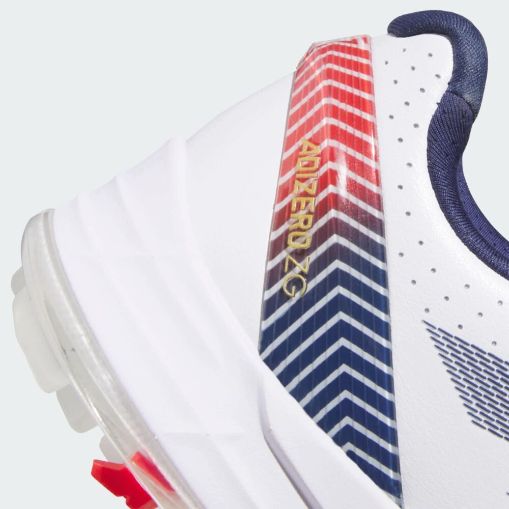 Adidas Adizero ZG Spikeless Shoes - Cloud White / Dark Blue / Red - Image 8