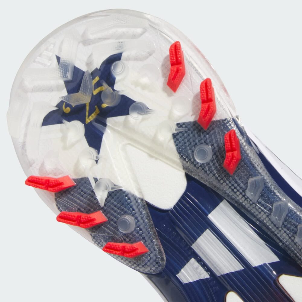 Adidas Adizero ZG Spikeless Shoes - Cloud White / Dark Blue / Red - Image 9
