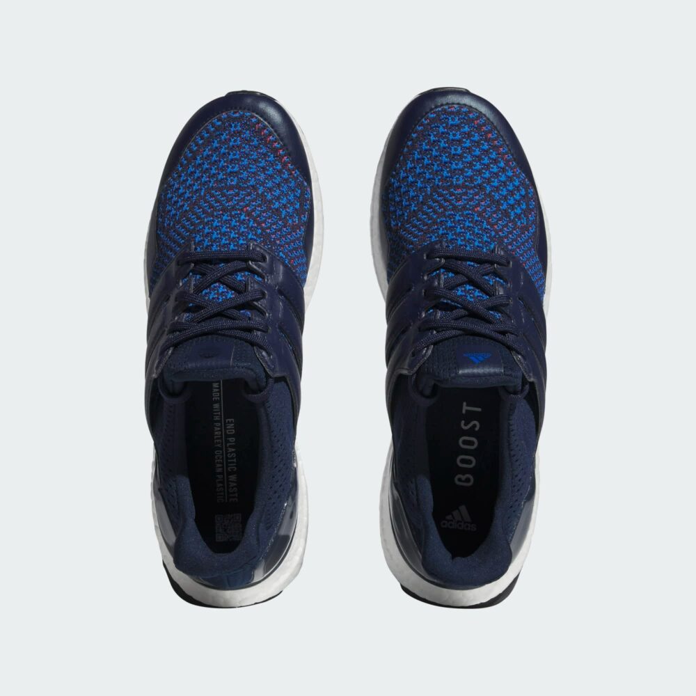 Adidas UltraBoost Shoes - Collegiate Navy / Collegiate Navy / Bright Red - Image 2