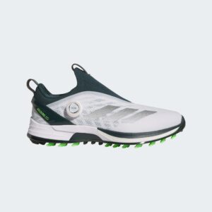 Adidas Adizero ZG BOA Spikeless Shoes - Cloud White / Aurora Ivy / Lime Burst