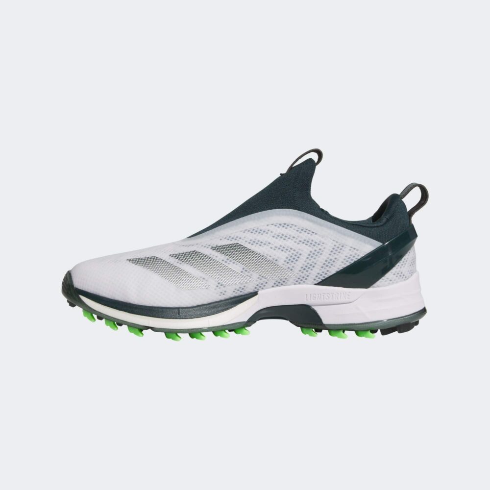 Adidas Adizero ZG BOA Spikeless Shoes - Cloud White / Aurora Ivy / Lime Burst - Image 3