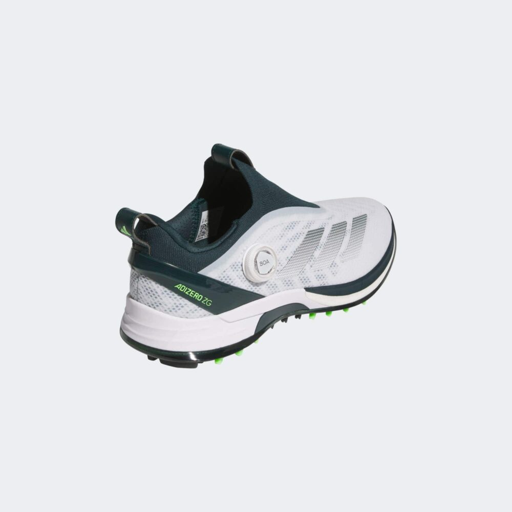 Adidas Adizero ZG BOA Spikeless Shoes - Cloud White / Aurora Ivy / Lime Burst - Image 5