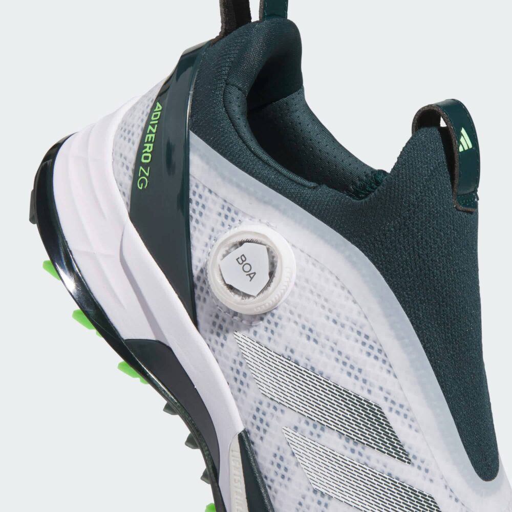 Adidas Adizero ZG BOA Spikeless Shoes - Cloud White / Aurora Ivy / Lime Burst - Image 6