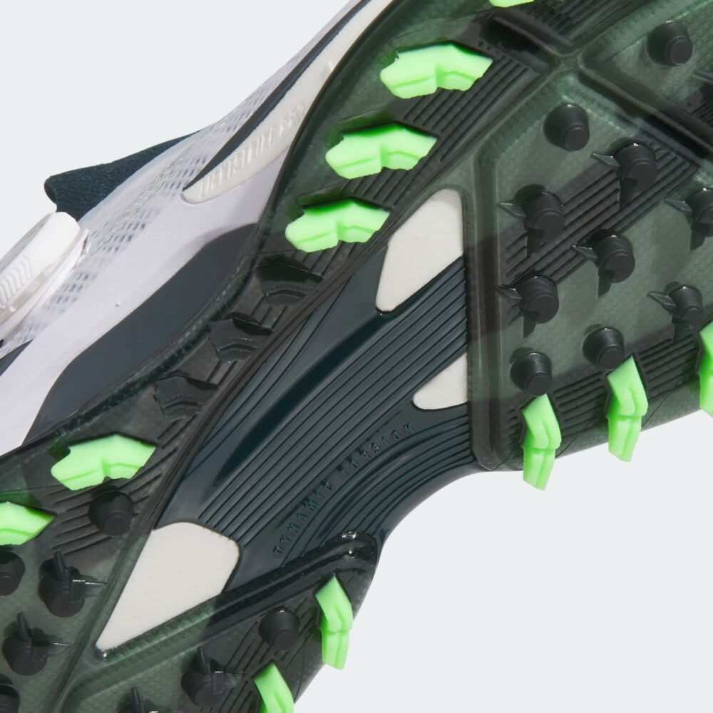 Adidas Adizero ZG BOA Spikeless Shoes - Cloud White / Aurora Ivy / Lime Burst - Image 7