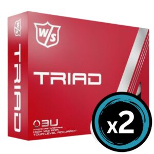Wilson Staff Triad - White 2 Pack