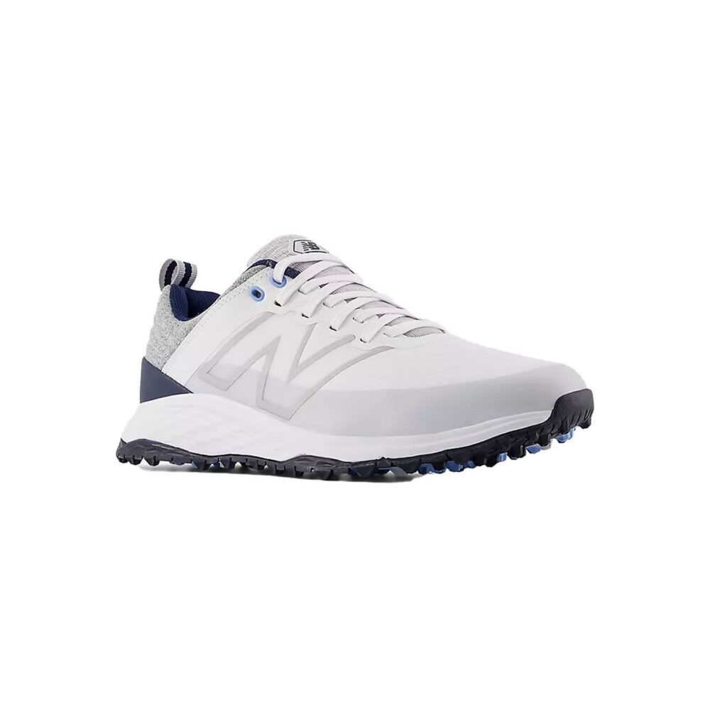 New Balance Fresh Foam Contend V2 Spikeless Shoes - White / Blue - Image 3