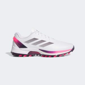 Adidas Adizero ZG Spikeless Shoes - Cloud White / Aurora Plum / Lucid Pink