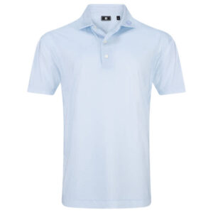 Footjoy 25 Loop Print Polo - White / Skyway