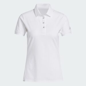 Adidas Women's Ultimate365 Twistknit Short Sleeve Polo - White