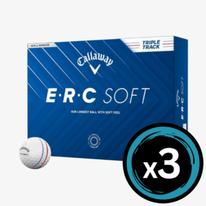 Callaway 25 ERC Soft Triple Track – White 3 Pack