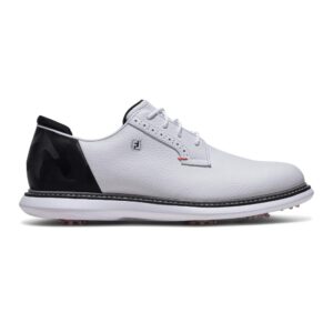 FootJoy 26 Traditions Shoes - White/ Black/ Red