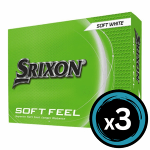 Srixon 25 Soft Feel - White 3 Pack