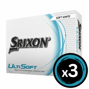 Srixon 25 Ultisoft - White 3 Pack