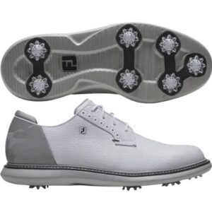FootJoy 26 Traditions Shoes - White/ Grey/ Black