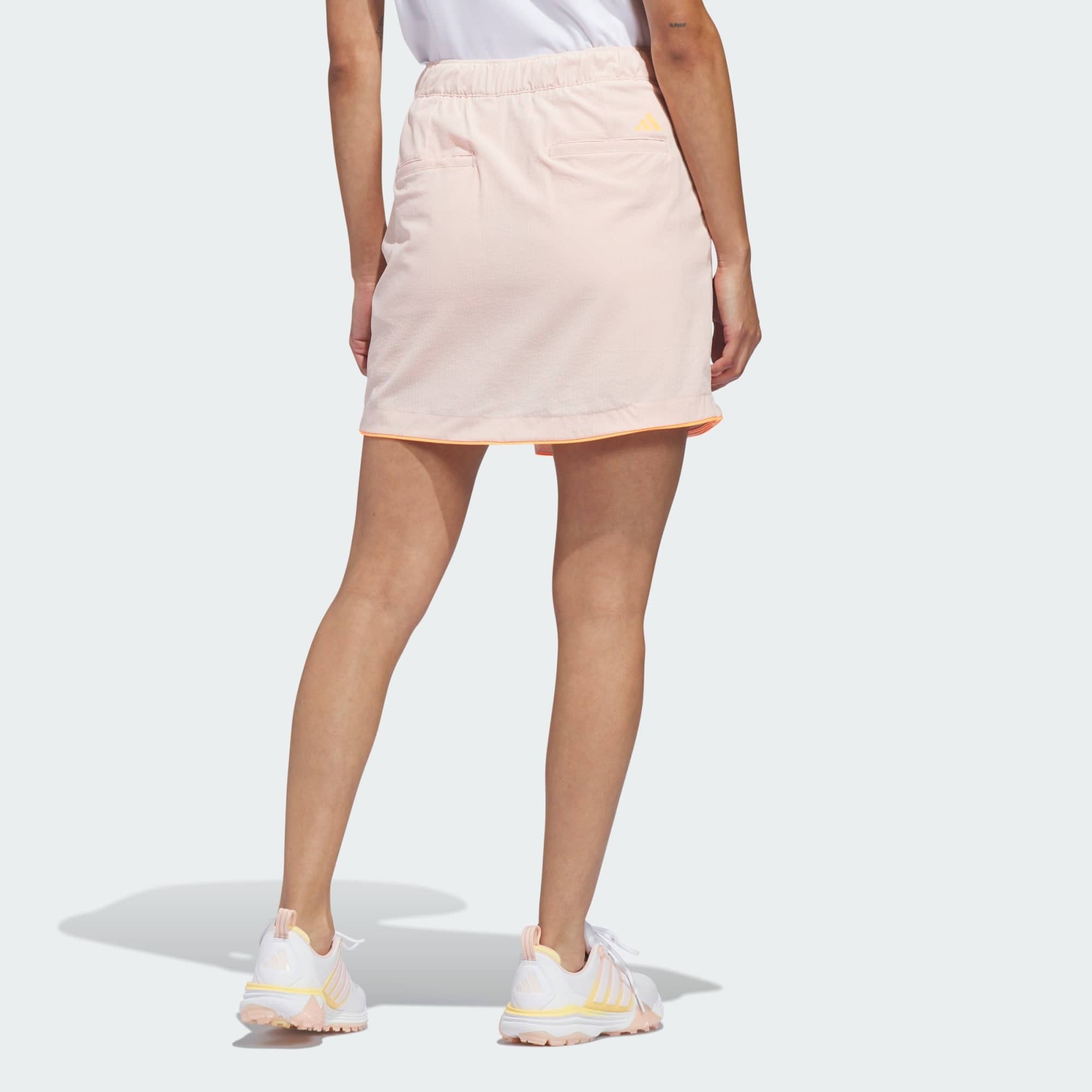 Adidas Women's Ultimate365 Seersucker Skort - Blush Pink - Image 3