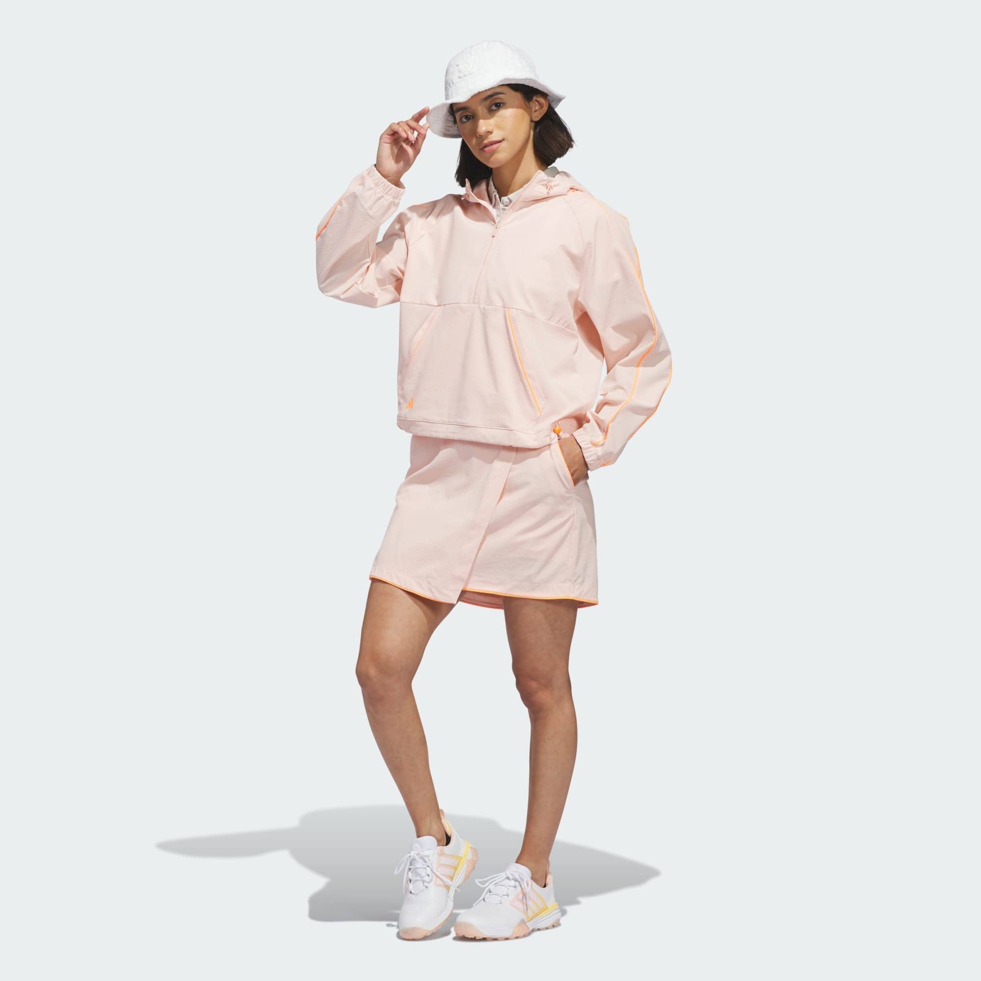Adidas Women's Ultimate365 Seersucker Skort - Blush Pink
