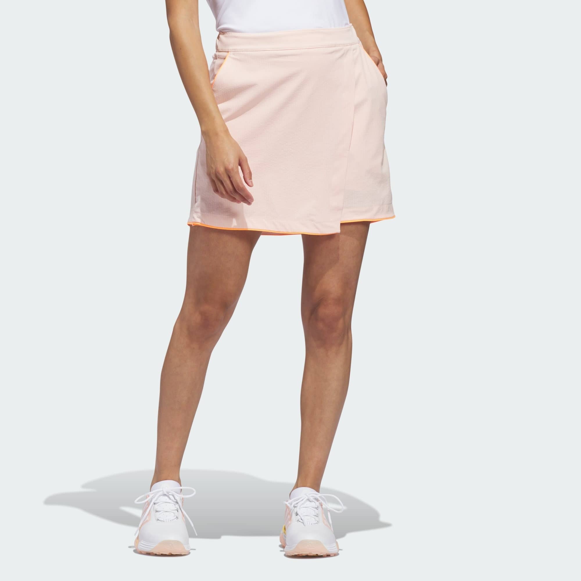 Adidas Women's Ultimate365 Seersucker Skort - Blush Pink - Image 2
