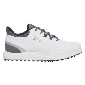 Under Armour Drive Medal SL Shoes - White/ Titan Grey