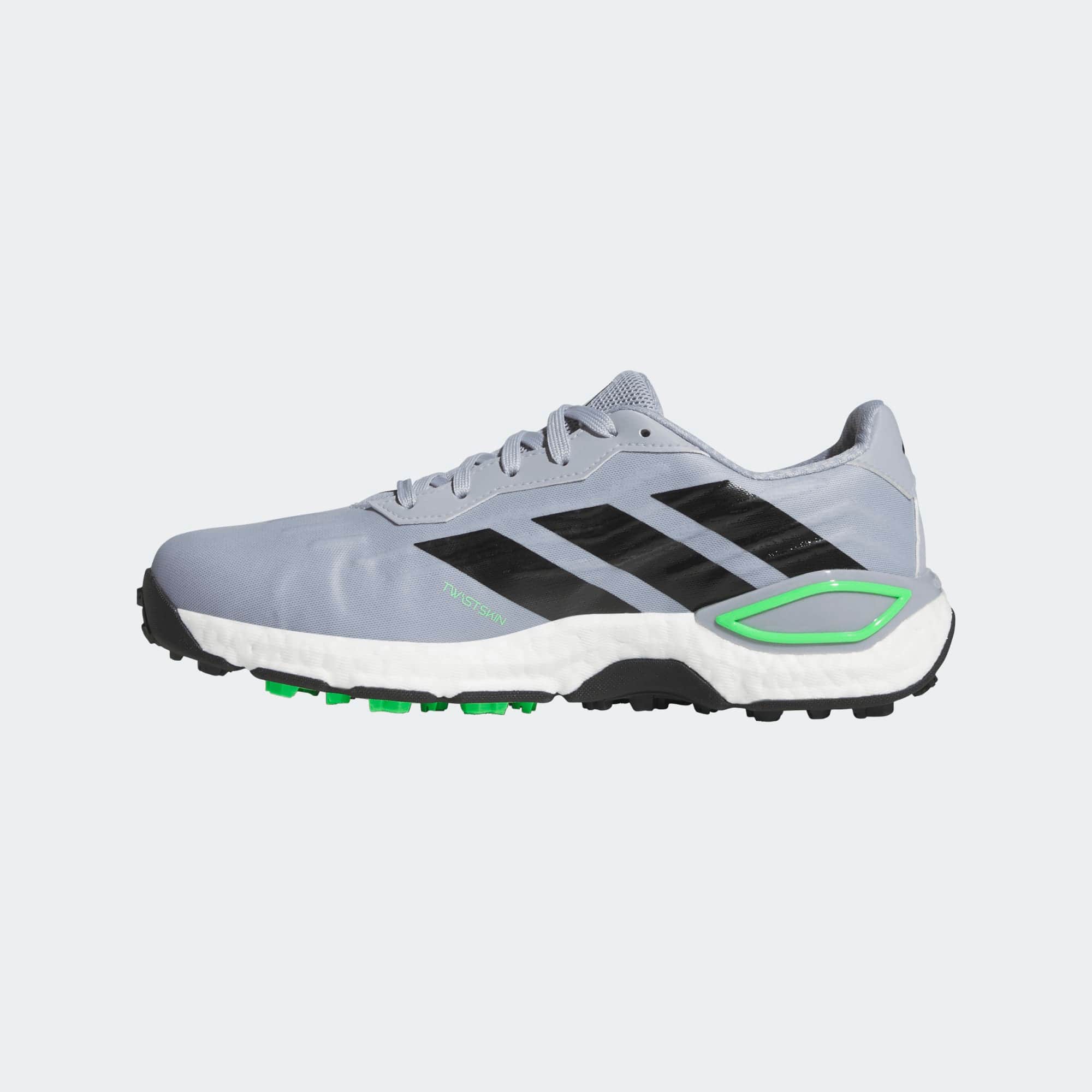 Adidas 27 CodeChaos Spikeless Shoes - Halo Silver / Core Black / Screaming Green - Image 5