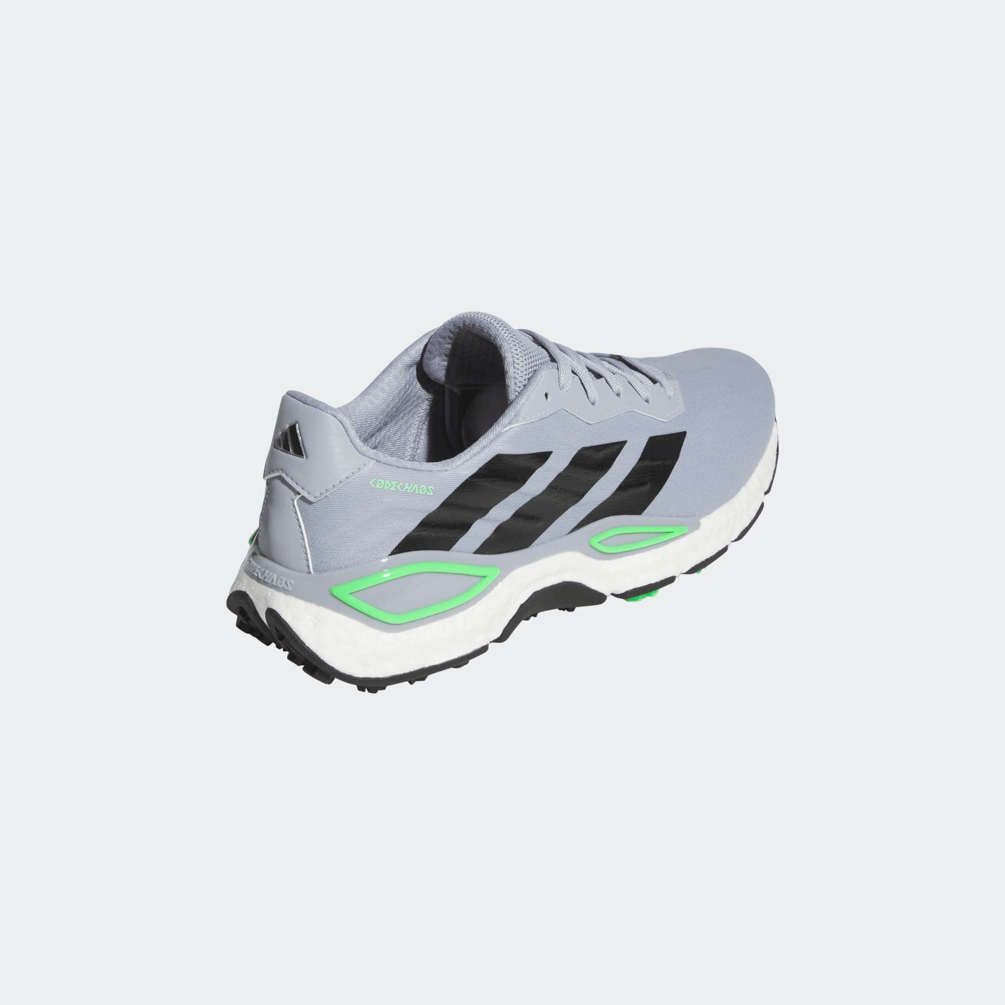 Adidas 27 CodeChaos Spikeless Shoes - Halo Silver / Core Black / Screaming Green - Image 7